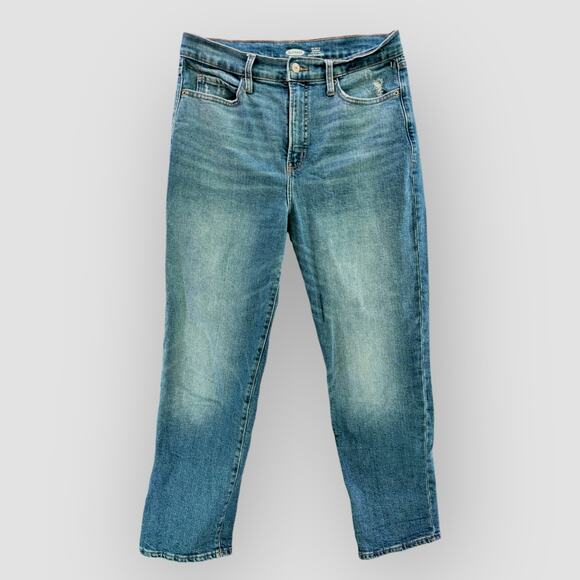 Old Navy Denim - Old Navy The Sky-Hi Straight / Extra High Rise Secret Slim Boyfriend Sz 8 | [87]